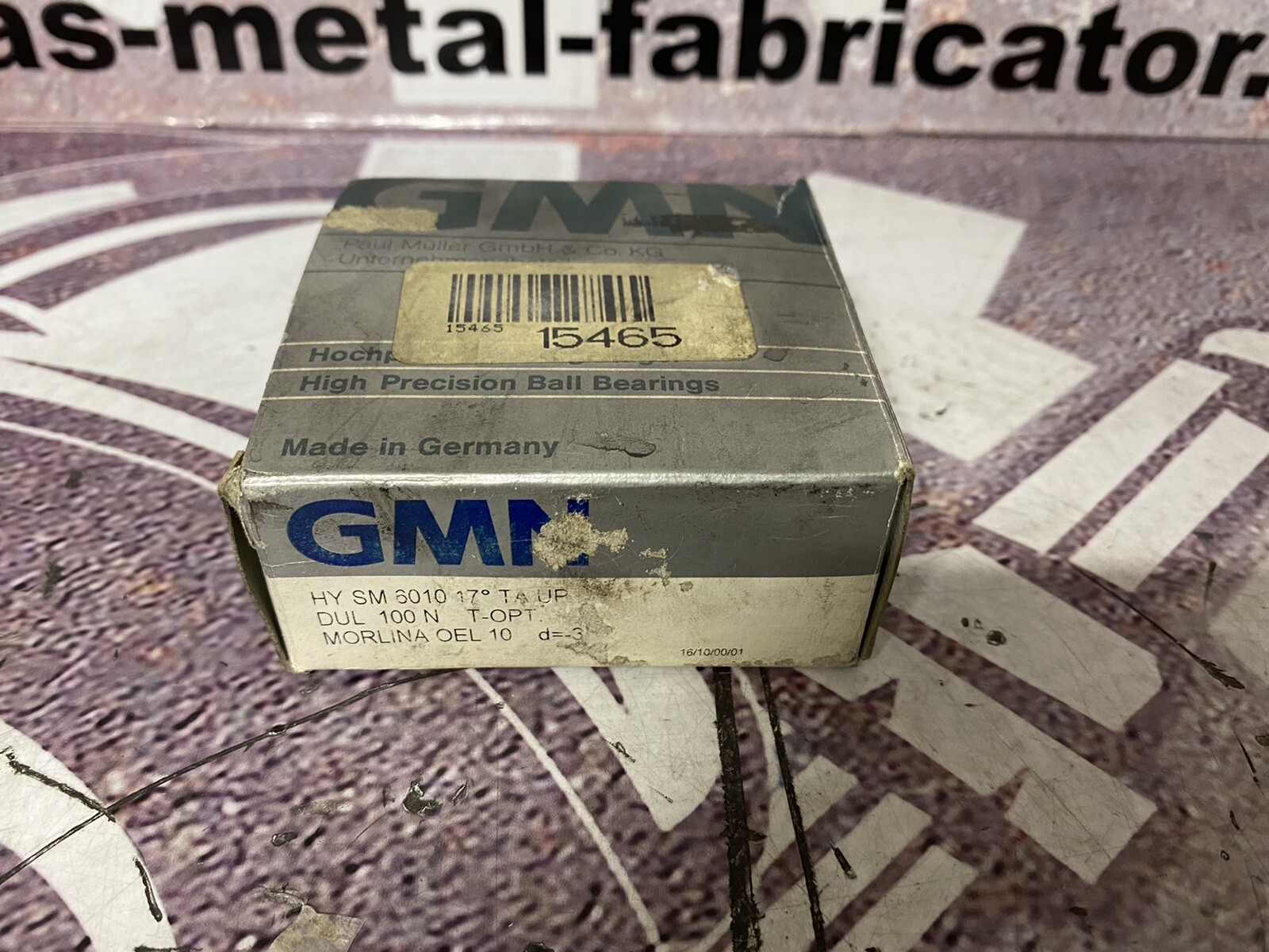 GMN High Precision Ball Bearings HY SM 6010 DUL 100 N