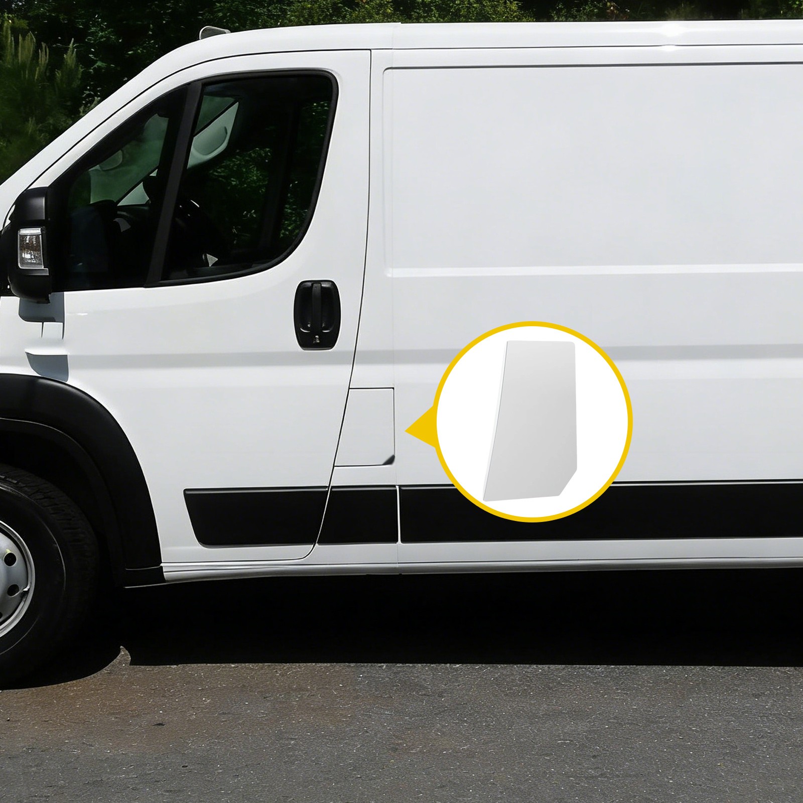 Fuel Door Cove For The Ram Promaster 1500,2500 And 3500 Models From 2014 To 2021