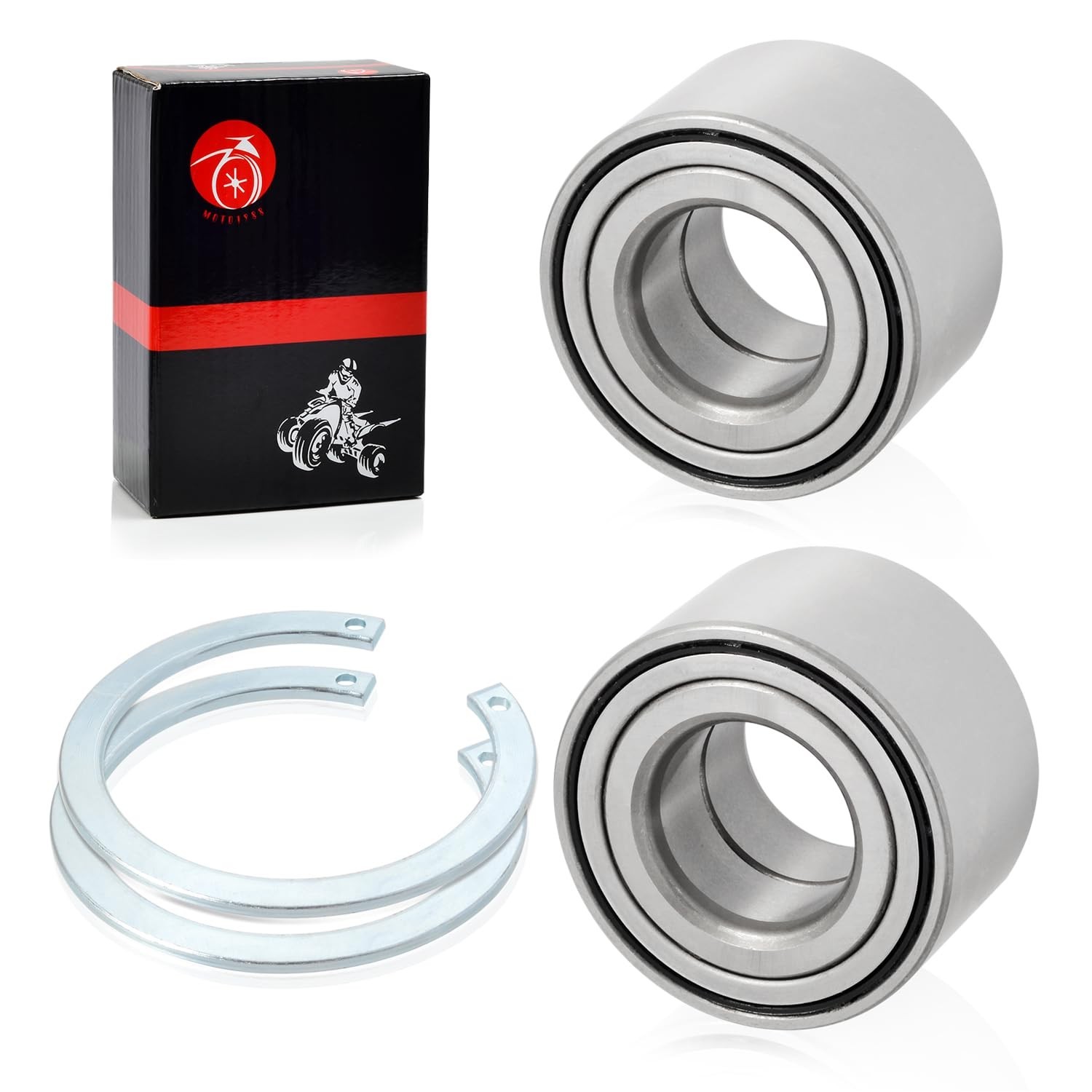 Front Wheel Bearings & Circlip for 420 TRX 500 520 2014-2024 91051-HR3-A21 27×55