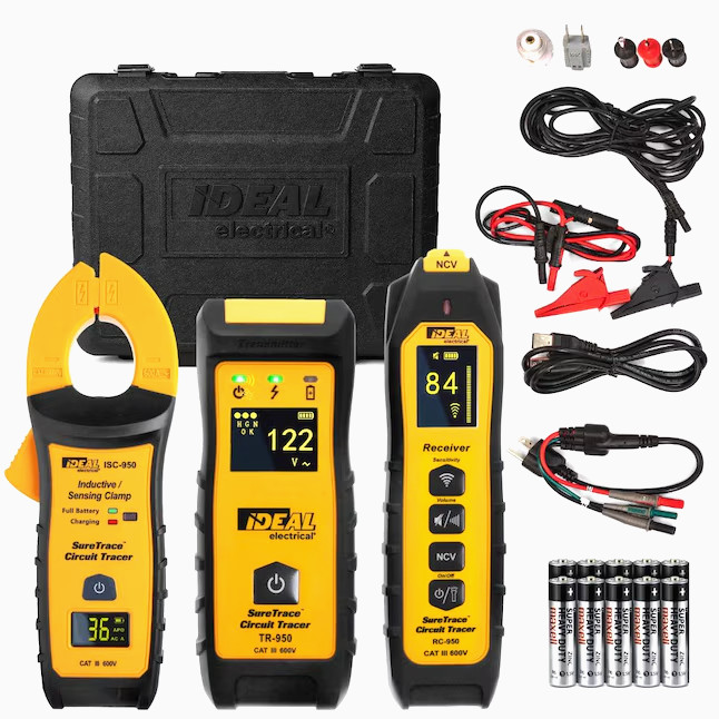 IDEAL SureTrace OLED Circuit Tracer Specialty Meter 600A 0-600V AC Volt Tester