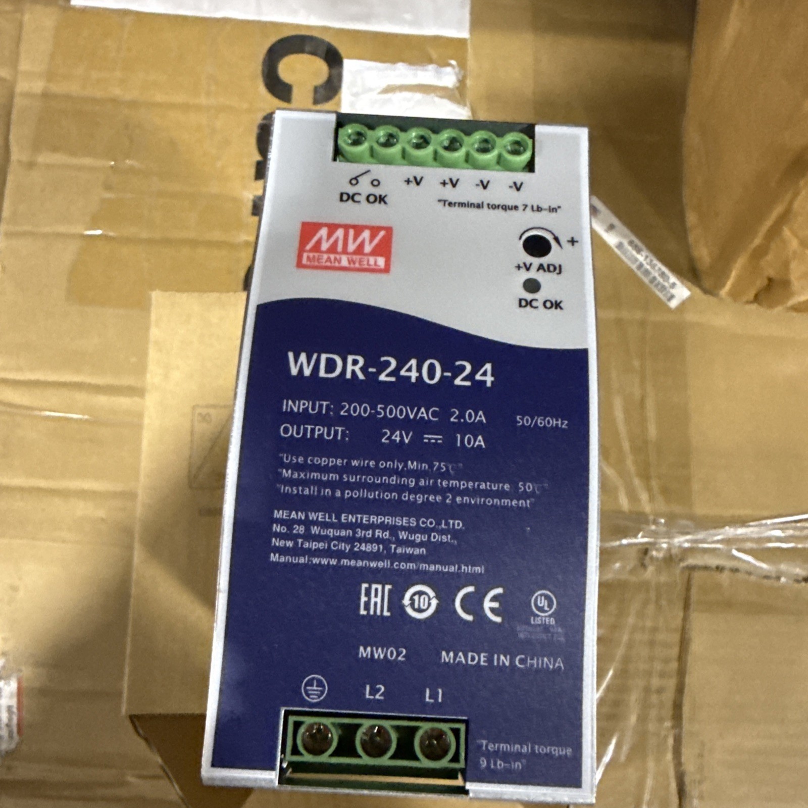 Mean Well WDR-240-24