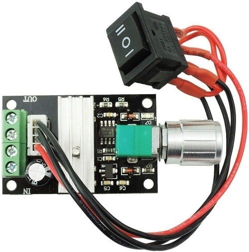 6V 28V 3A DC Motor PWM Speed Controller Variable Speed Regu Size: DC 6V-28V 3A