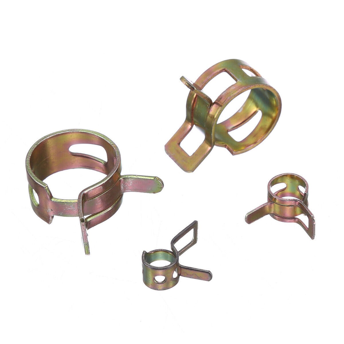 115PC 6-22mm Spring Hose Clamps Fastener Fuel Water Line Pipe Air Tube Clips Kit