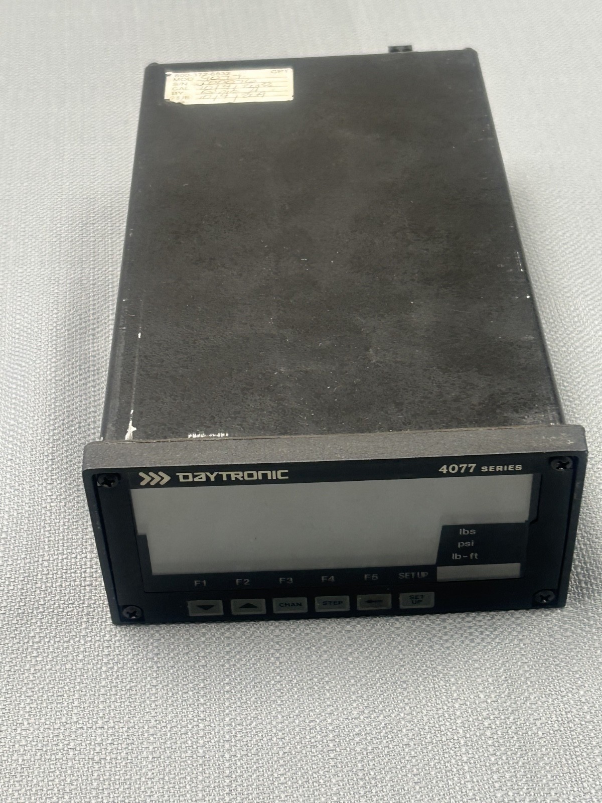 Daytronic 4077 Series Digital Indicator MN4077 Panel Controller – Good Condition