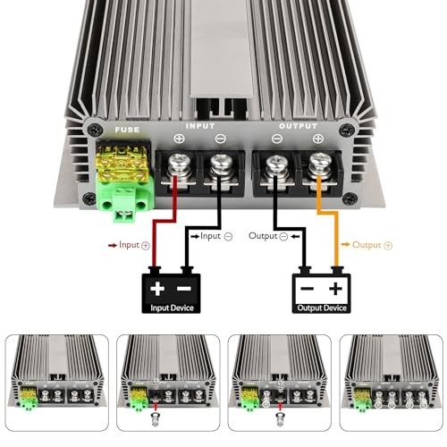 600W Voltage Reducer DC 48V 60V 72V to DC 12V Buck Converter 50A Waterproof Modu