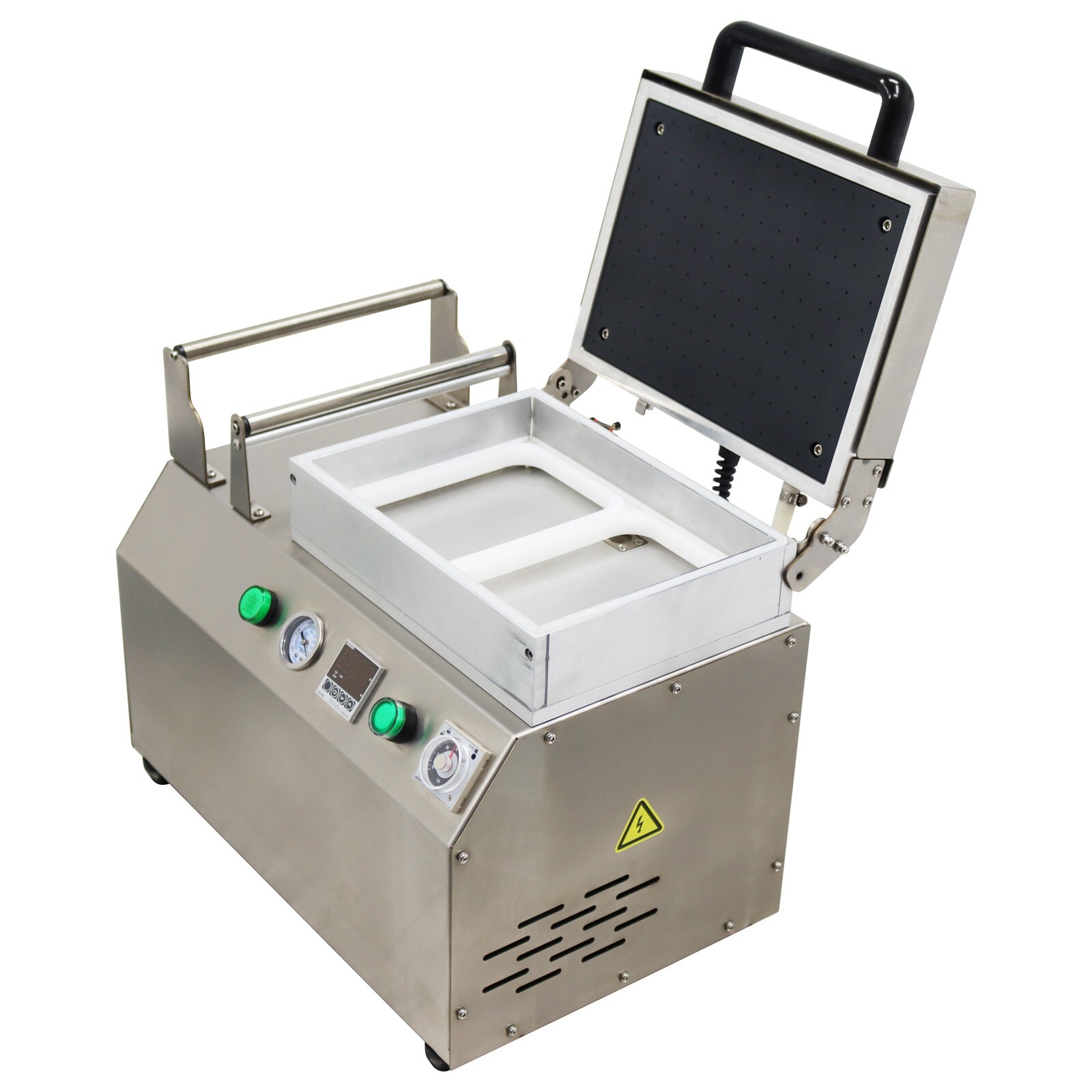 110V/60Hz Bench Vacuum Sealer 2 Slots Commercial Vacuum Skin Packaging Machine