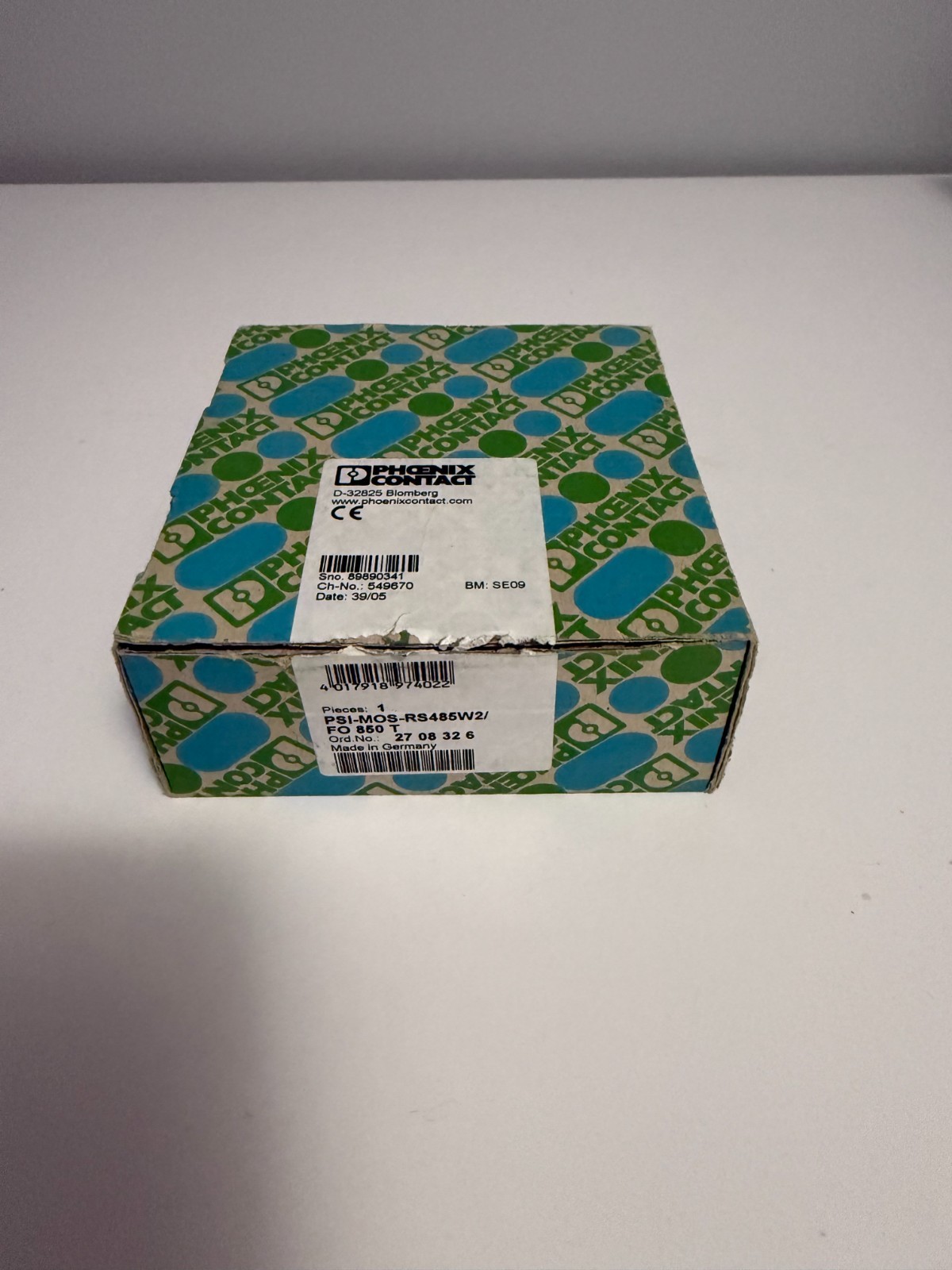 PSI-MOS-RS485W2/FO 850 T – FO converters, 2708326