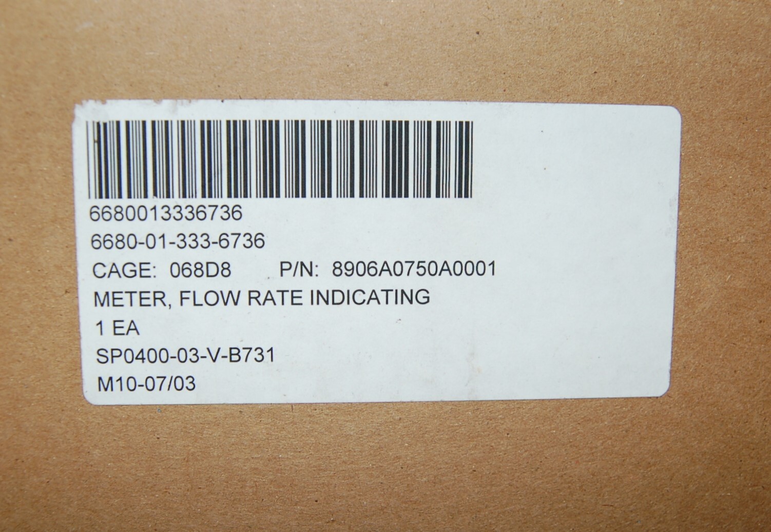 NEW ABB Automation Rate Indicating Flowmeter P/N 10A4656PZBNCECXX18D