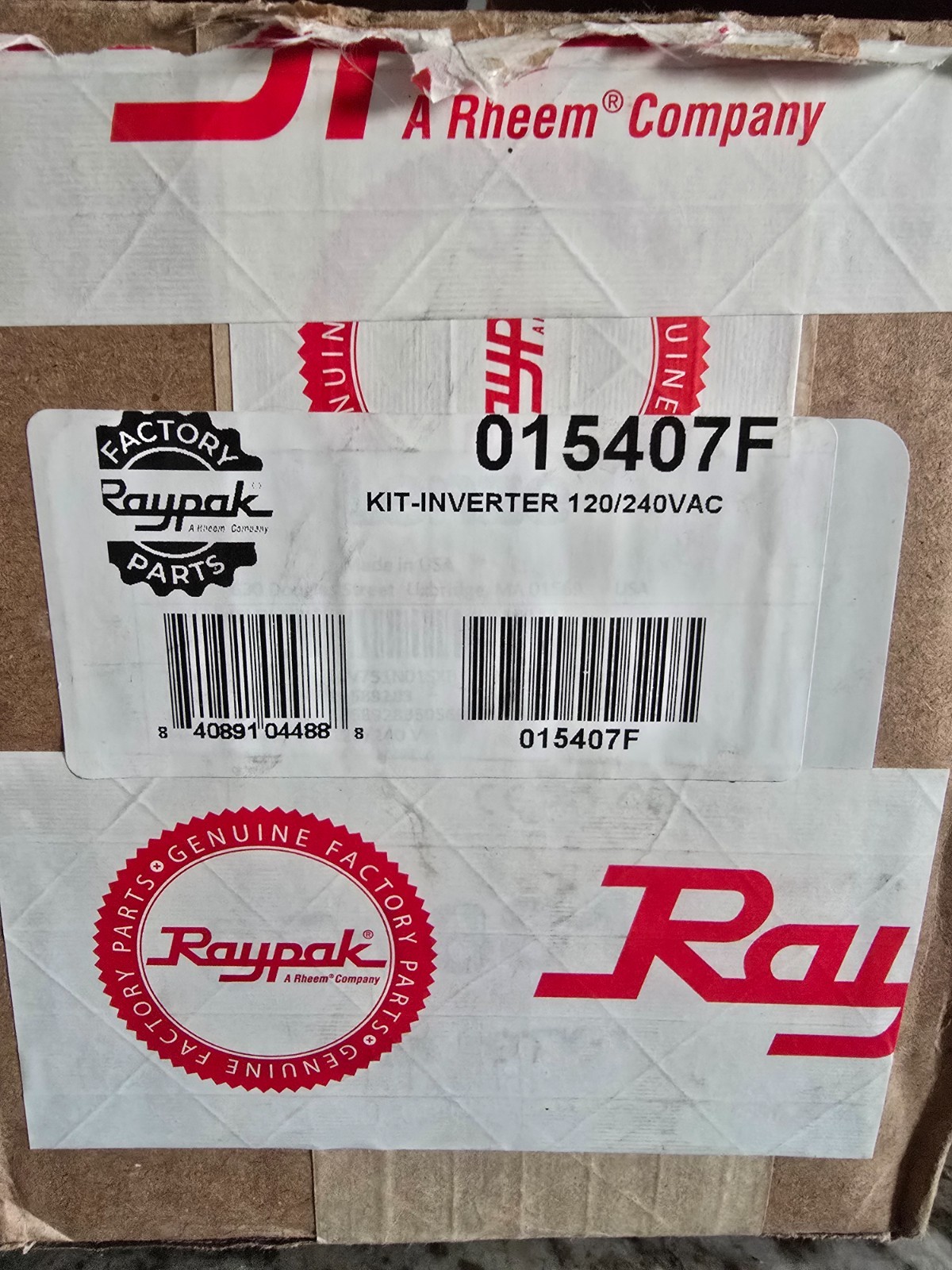 NEW OPEN BOX 015407F Raypak Kit Inverter 120/240 VFD Drive SELLER PAYS SHIPPING