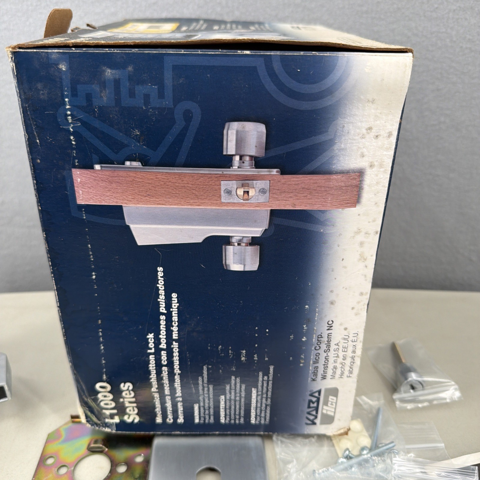 ILCO Unican L1000 Series LL1011-26D-41 Door Lock Satin Chrome