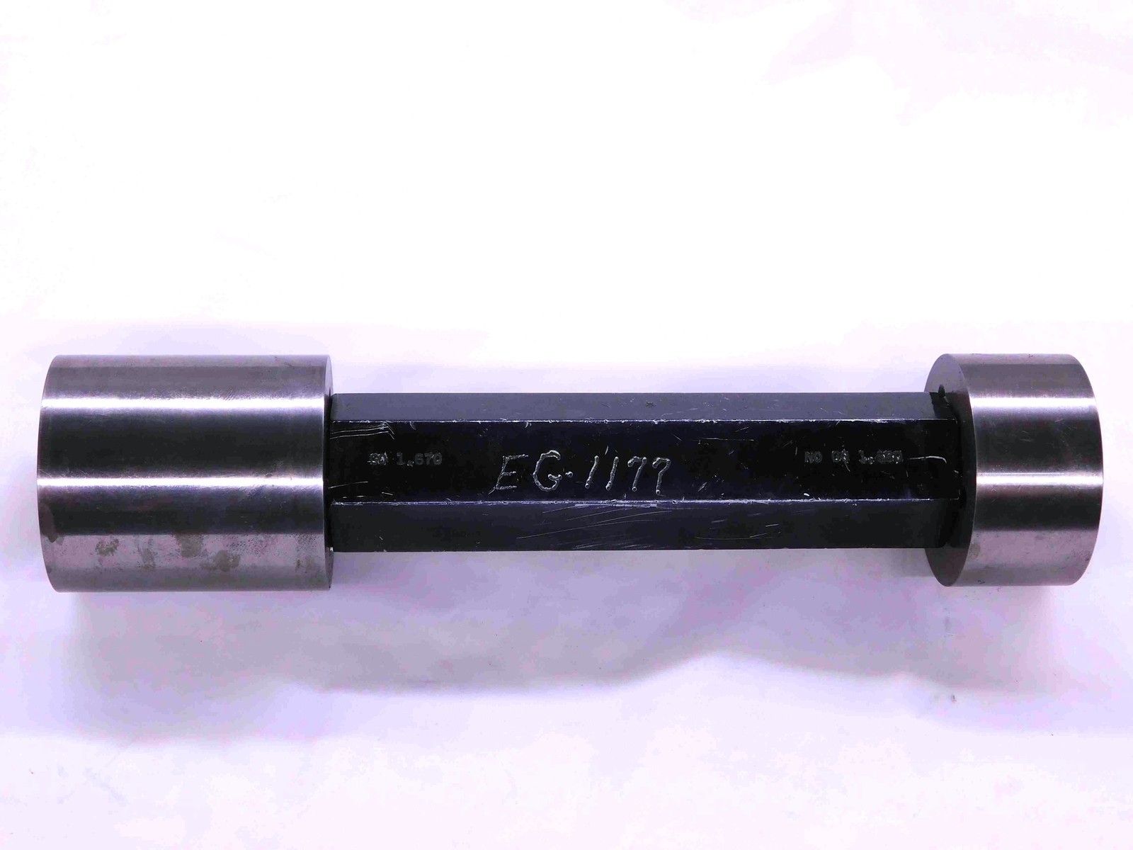 1.6700 & 1.6800 CL X PIN PLUG GAGE GO NO GO 1.6719 1 43/64 42.672 1.670 1.680