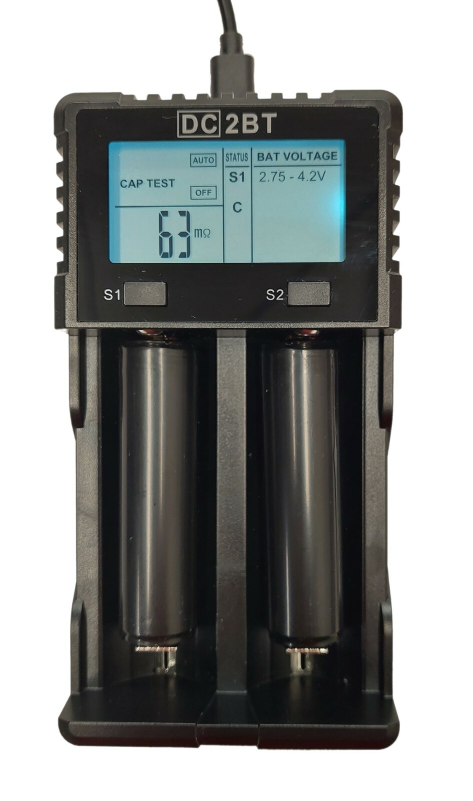 DC2BT Battery Charger Analyzer NiMH/NiCd Li-ion LiFePO4 AA AAA 18650 26650 21700