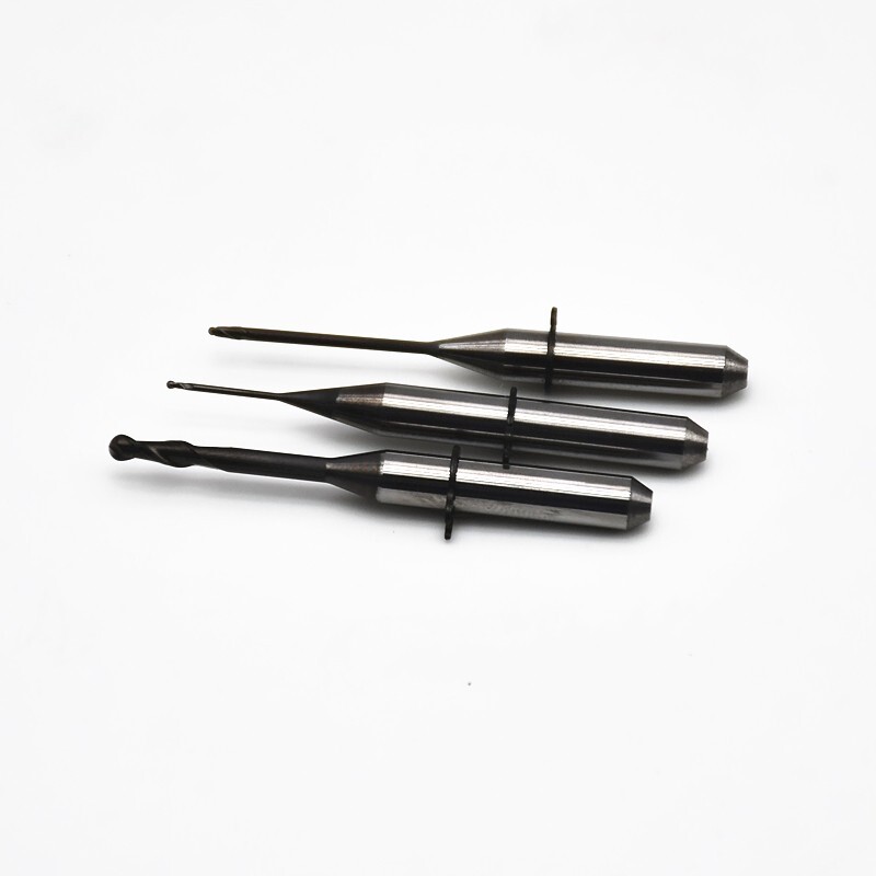DOF Craft 5X Diamond Coating/DLC Zirconia Milling Bur Tools 0.6/1.0/2.0mm Cutter