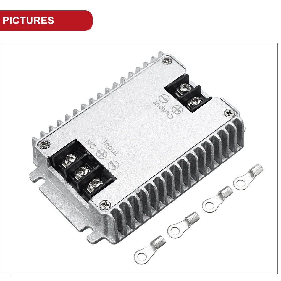 8A DC-DC Buck-Boost Converter 8V-36V to 14.5V Stabilizer Boat RV Marine Battery