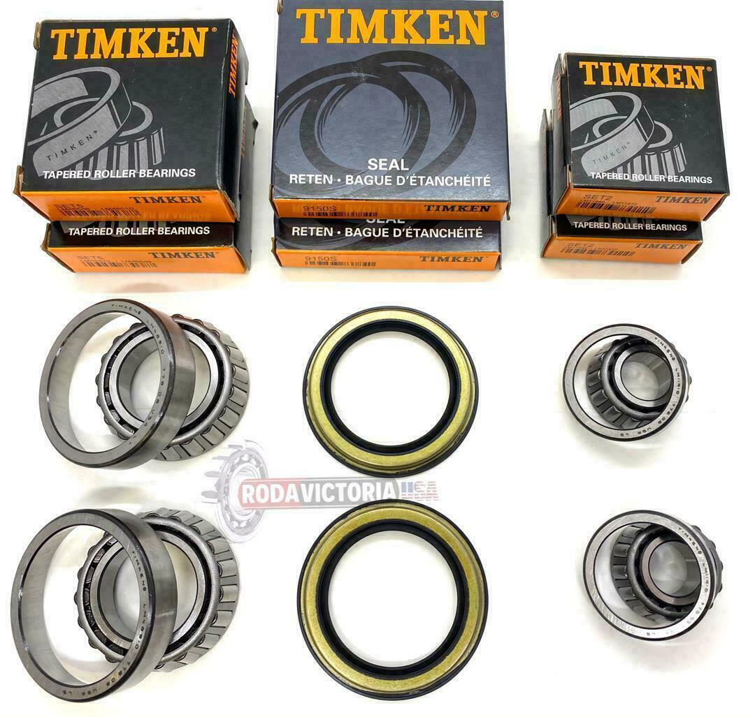 Ford Ranger 2wd Front Wheel Bearings & Seals Kit 1995-2011 (2 sides) TIMKEN
