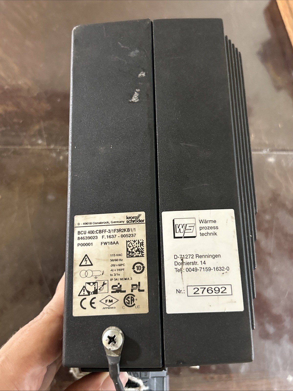 Kromschroder BCU 400: CBFF-3/1F3R2KB1/1 Burner Control Unit #3