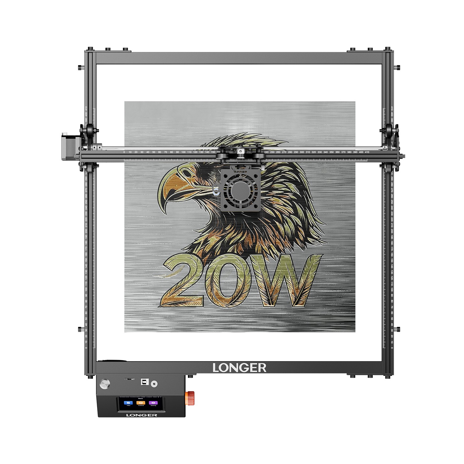 LONGER RAY5 20W Laser Engraver Machine DIY 3.5 ” Color Screen Precision US