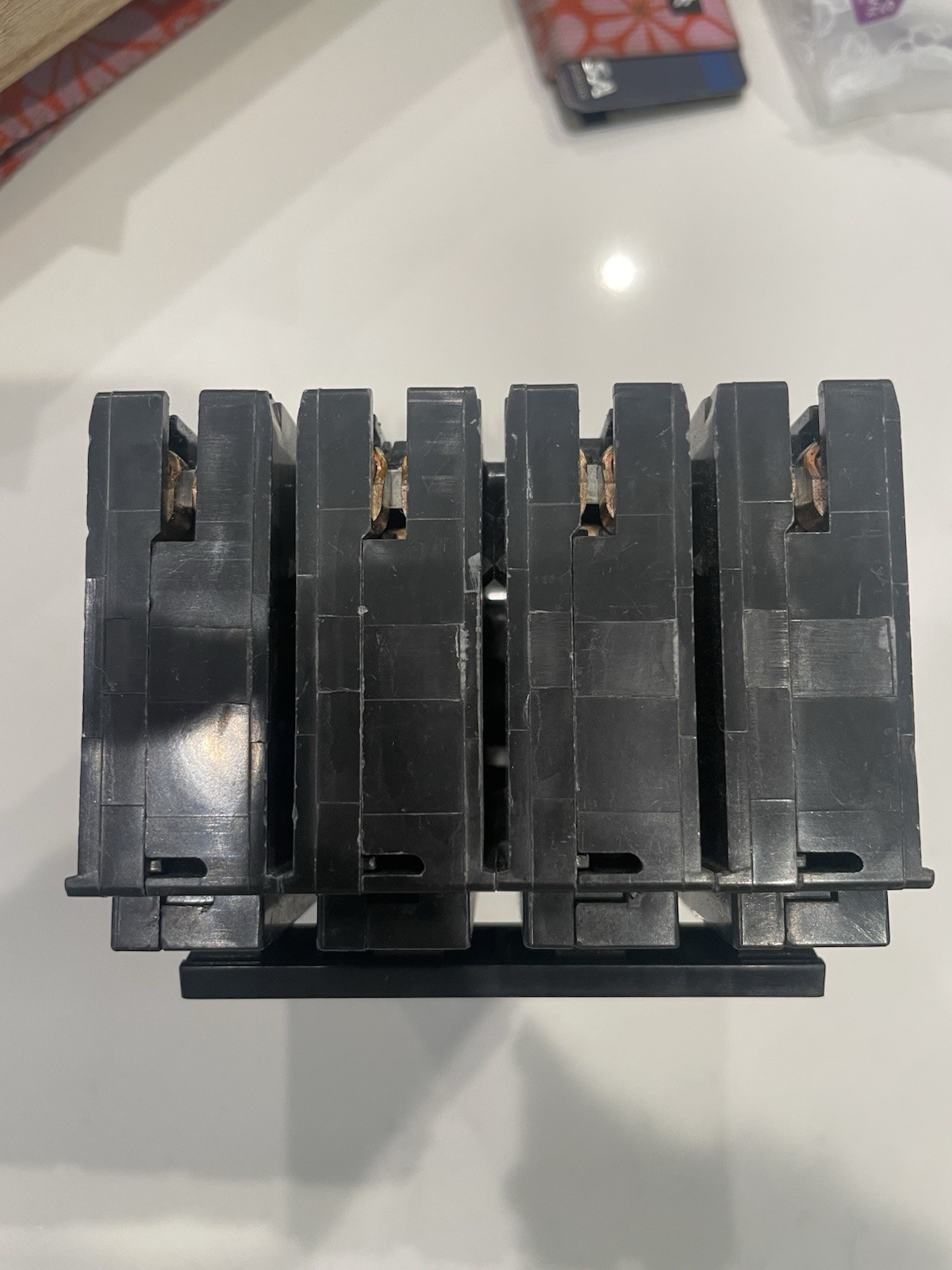 Square D HOMA 150A 4-Pole Circuit Breaker 120/240 Vac Common Trip Black