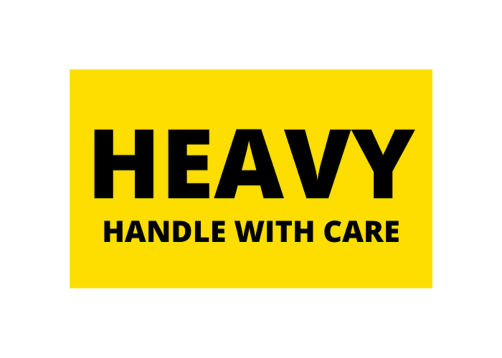3X5 Heavy Handle with Care Labels Pallet Shipping Stickers (2) RLS of 300 EA