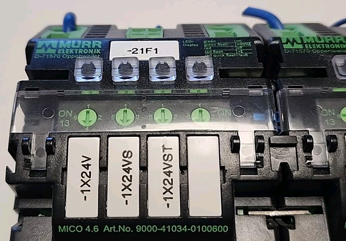 2x MURR ELEKTRONIK D71570 9000-41034-0100600 Auxiliary Circuit Switch D-71570