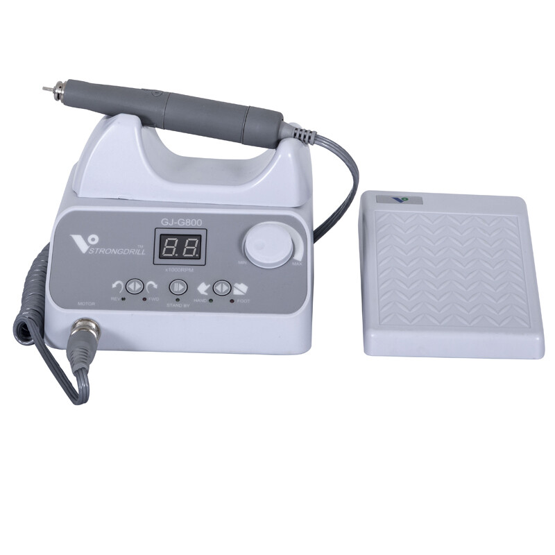 STRONGDRILL Brushless Micromotor Polisher G800 with 50000 RPM Handpiece US STOCK