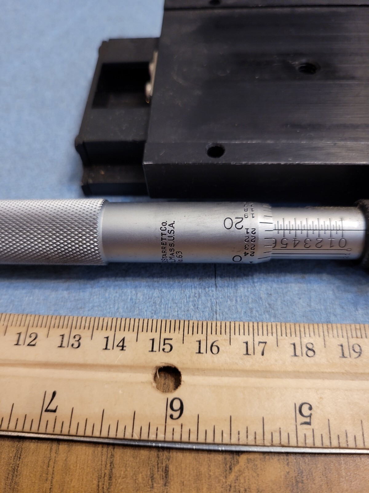 Ardel Kinamatic Starret Precision Micrometer Stage 2.000″ of RANGE