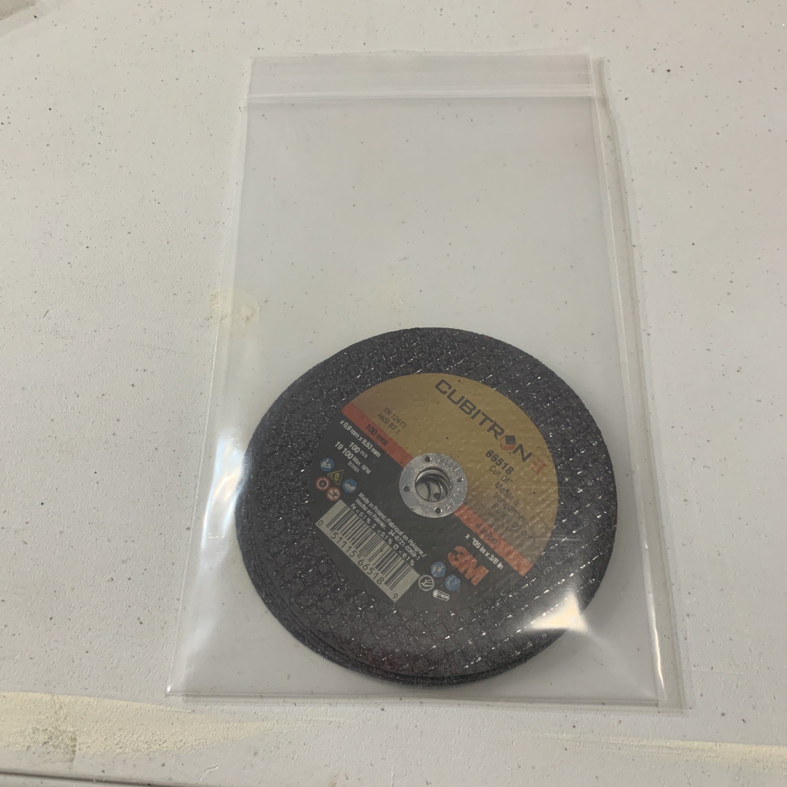 3M 66518 Cubitron Cut Off Wheels: Old Part Number 01994 5 pieces (A5)