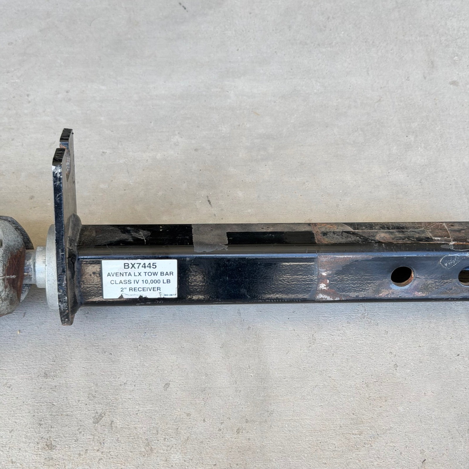 Blue Ox Aventa LX Tow Bar BX7445 Class IV 10000 LB 2 Inch Receiver RV Towing