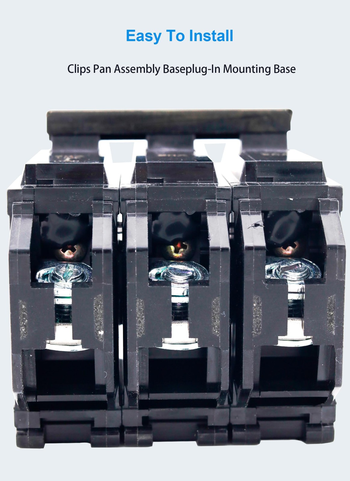 60 amp 3 Pole Breaker Plug-in Mount Type THQL Feeder Molded Case Circuit Brea…