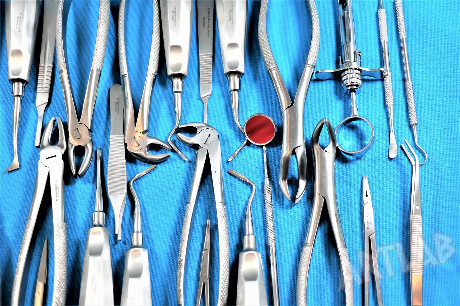 NEW GERMAN 72 PC ORAL SURGERY DENTAL EXTRACTING ELEVATORS FORCEPS INSTRUMENT KIT
