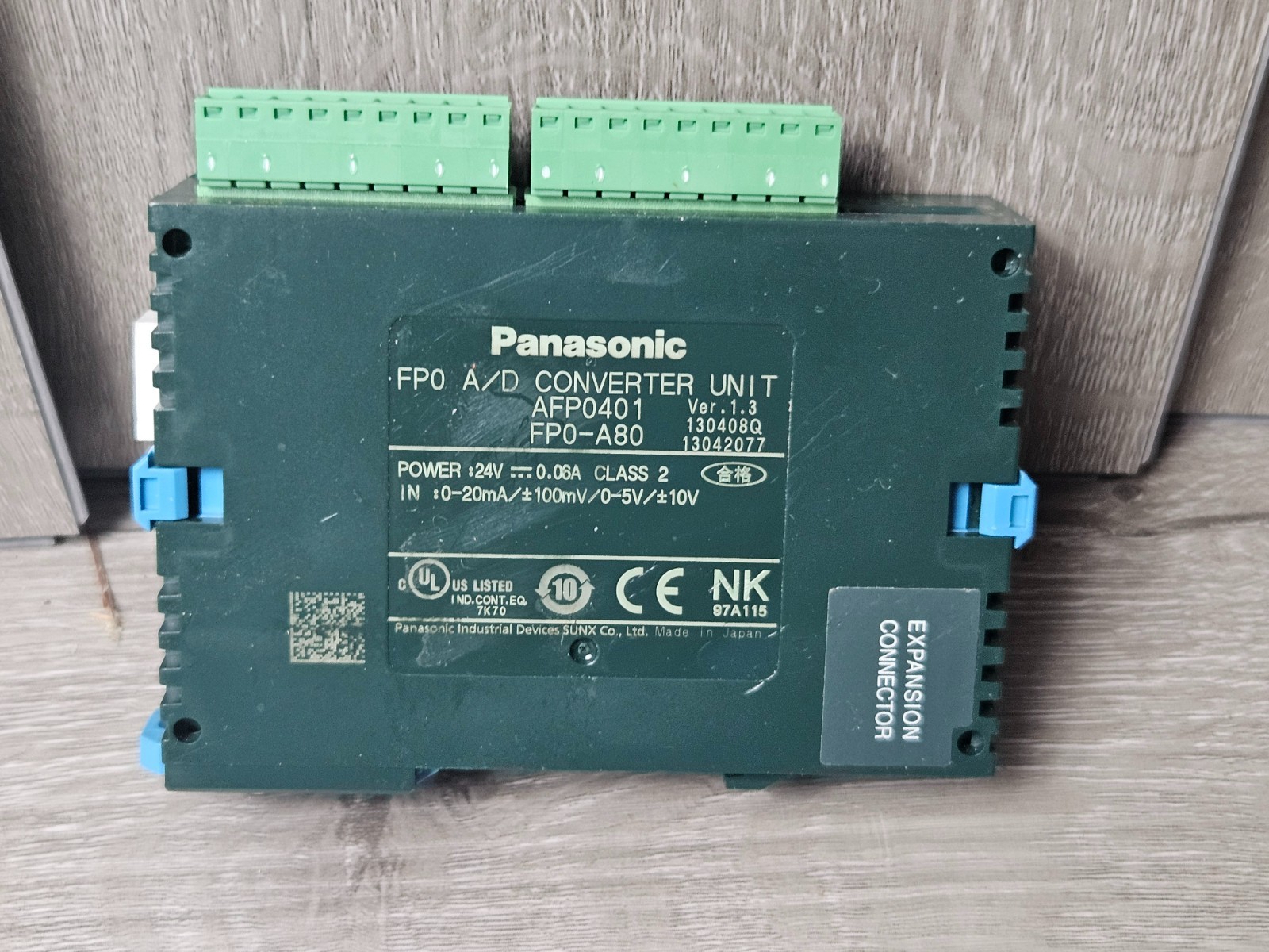 Panasonic PLC FP0-A80 FPO-A80 analog input module AFP0401
