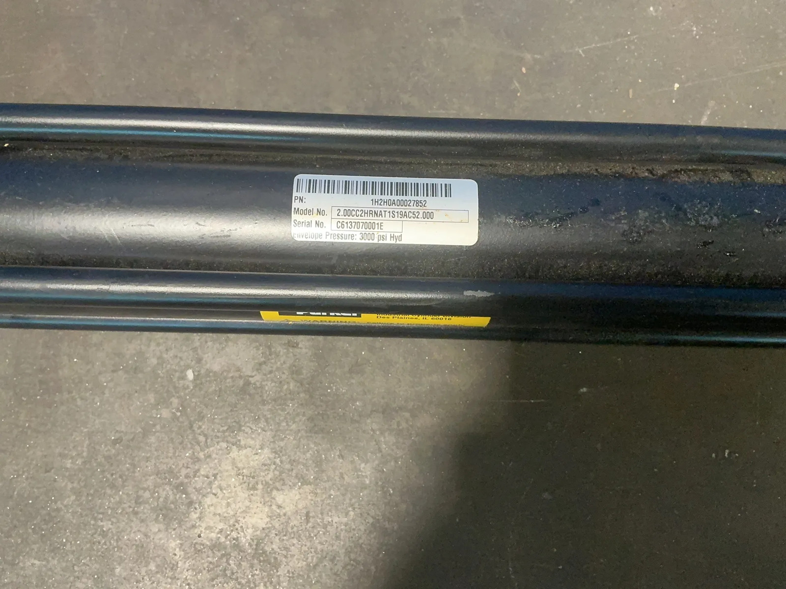 PARKER CYLINDER 2.00CC2HRNAT1S19AC52.000