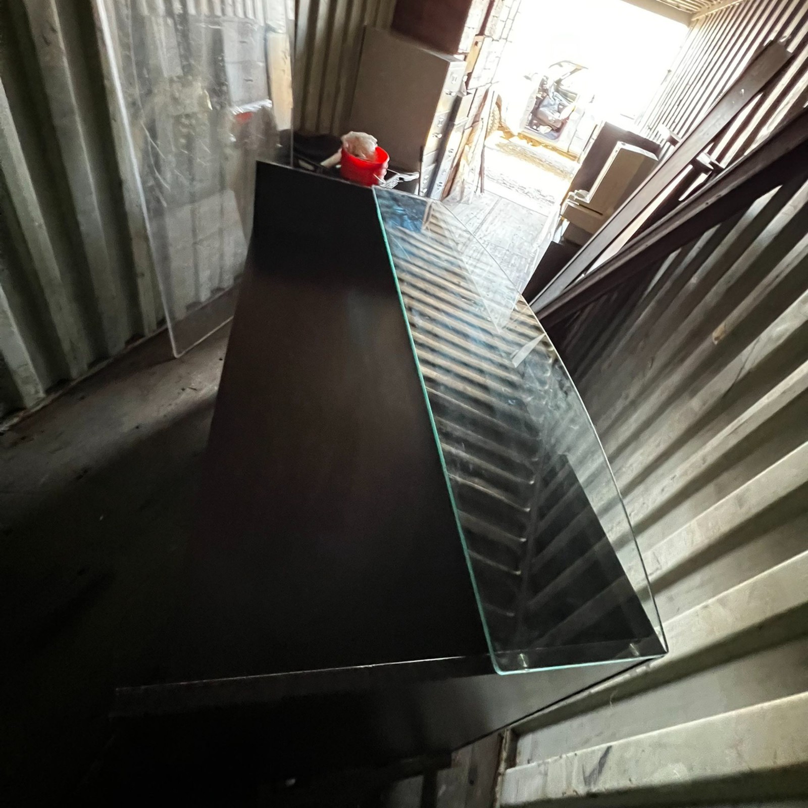 High Quality Mahogany Reception Desk / Front Office Counter