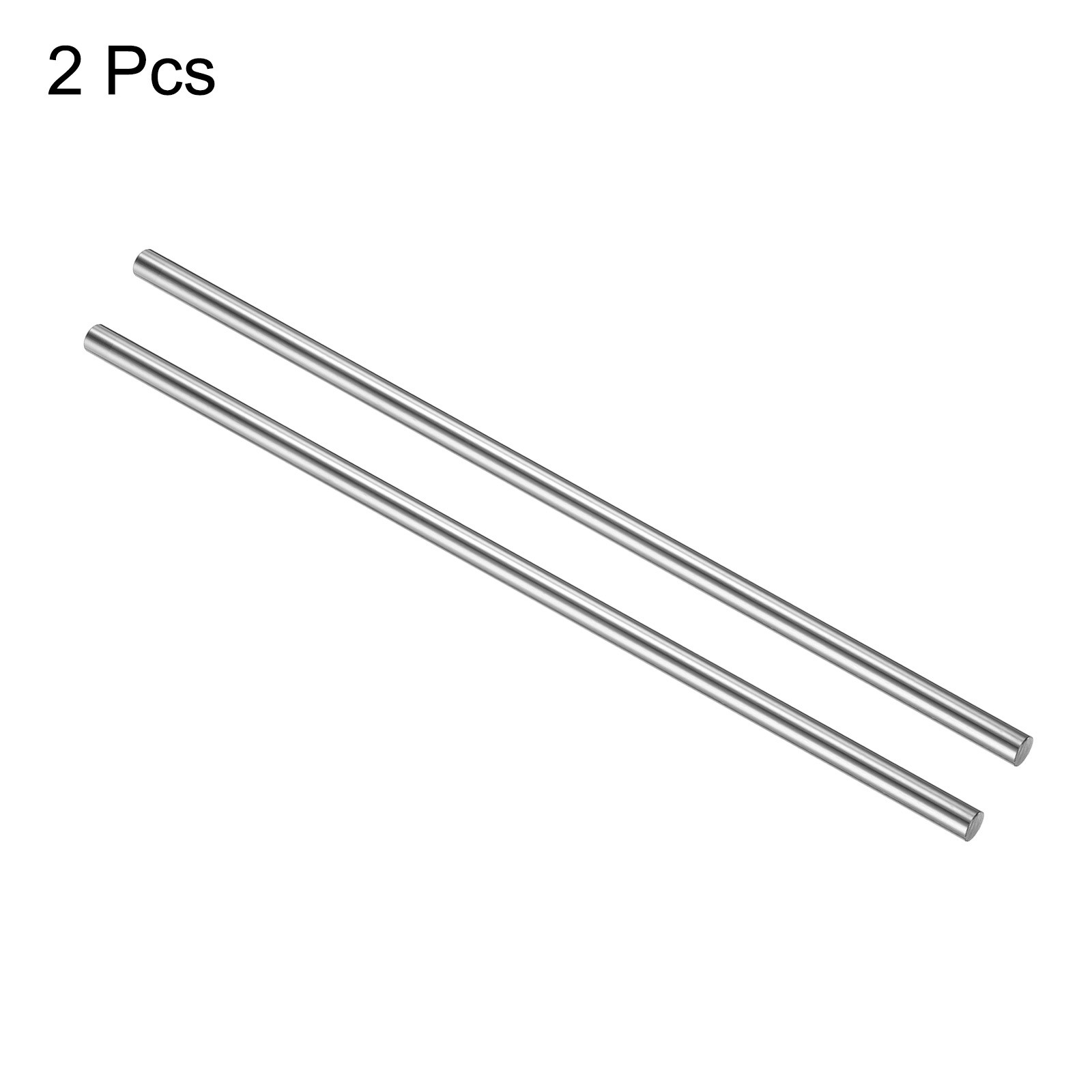 2pcs Linear Motion Rod Shaft Guide 13mmx450mm (0.512″x17.72″) Hardened Steel
