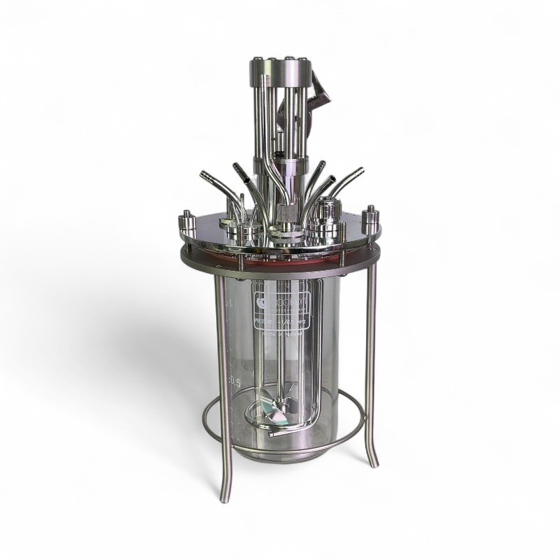 Sartorius Applikon Biotechnology -1/0.5 Barg Bioreactor Vessel Headplate & Stand