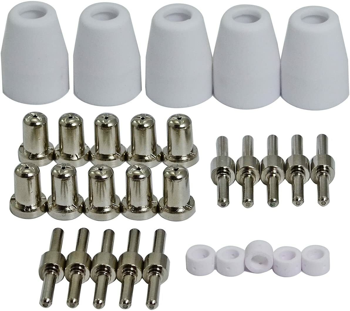 LG-40 PT-31 Plasma Cutter Torch Electrode Tip Extended Nickel-plated CUT-50 30pc