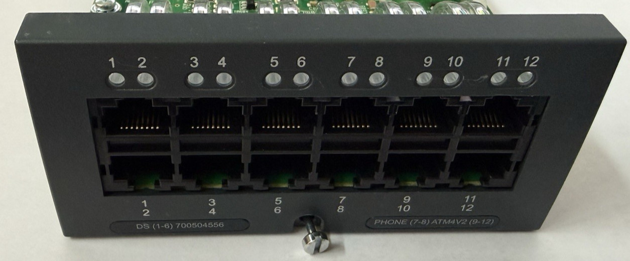 Avaya IP Office 500 DS(1-6) ATMV2 Combination Card w/ 4 Analog Trunks 700504556
