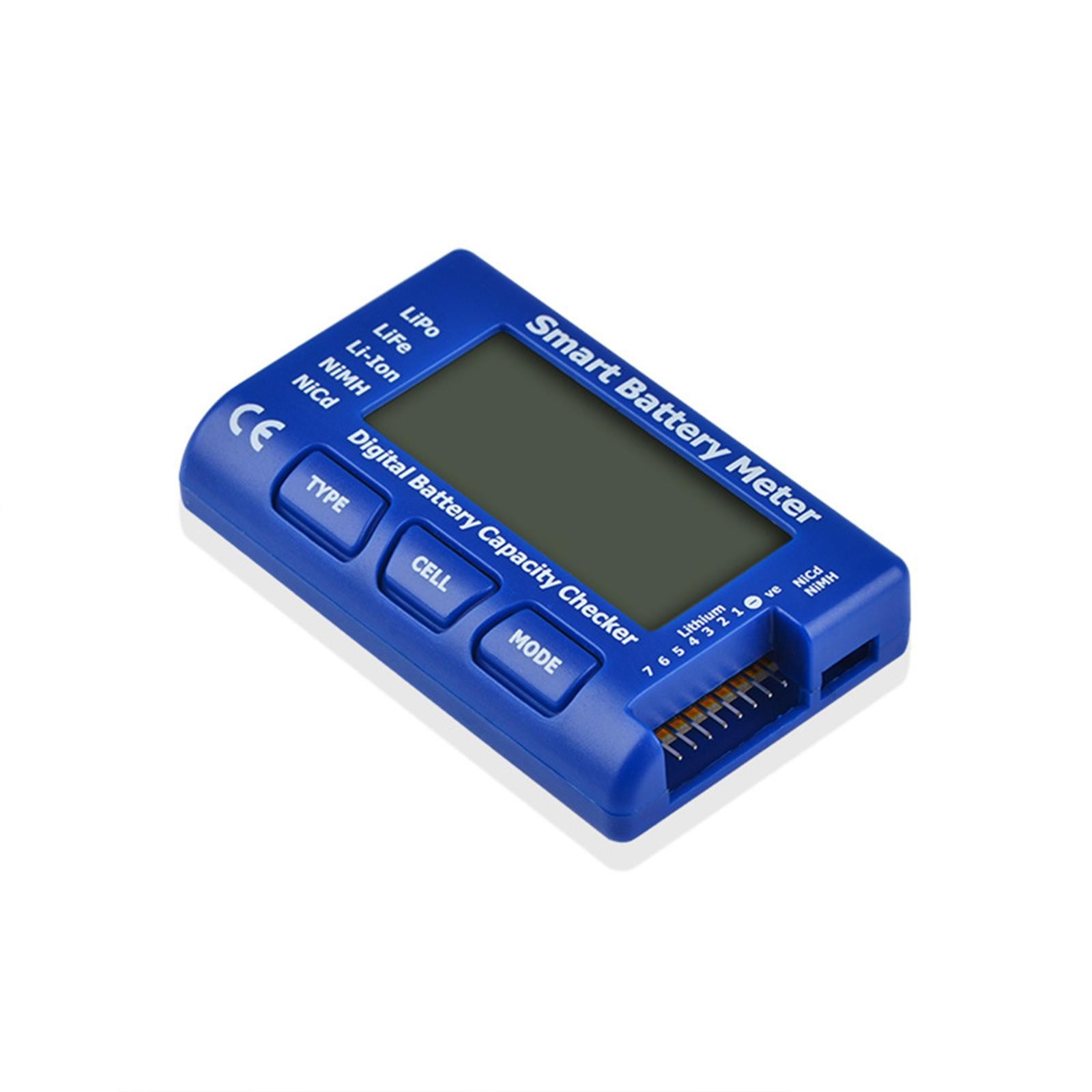 Digital Battery Capacity Checker Smart Voltage Meter For LiPo Li-ion Life NiMH