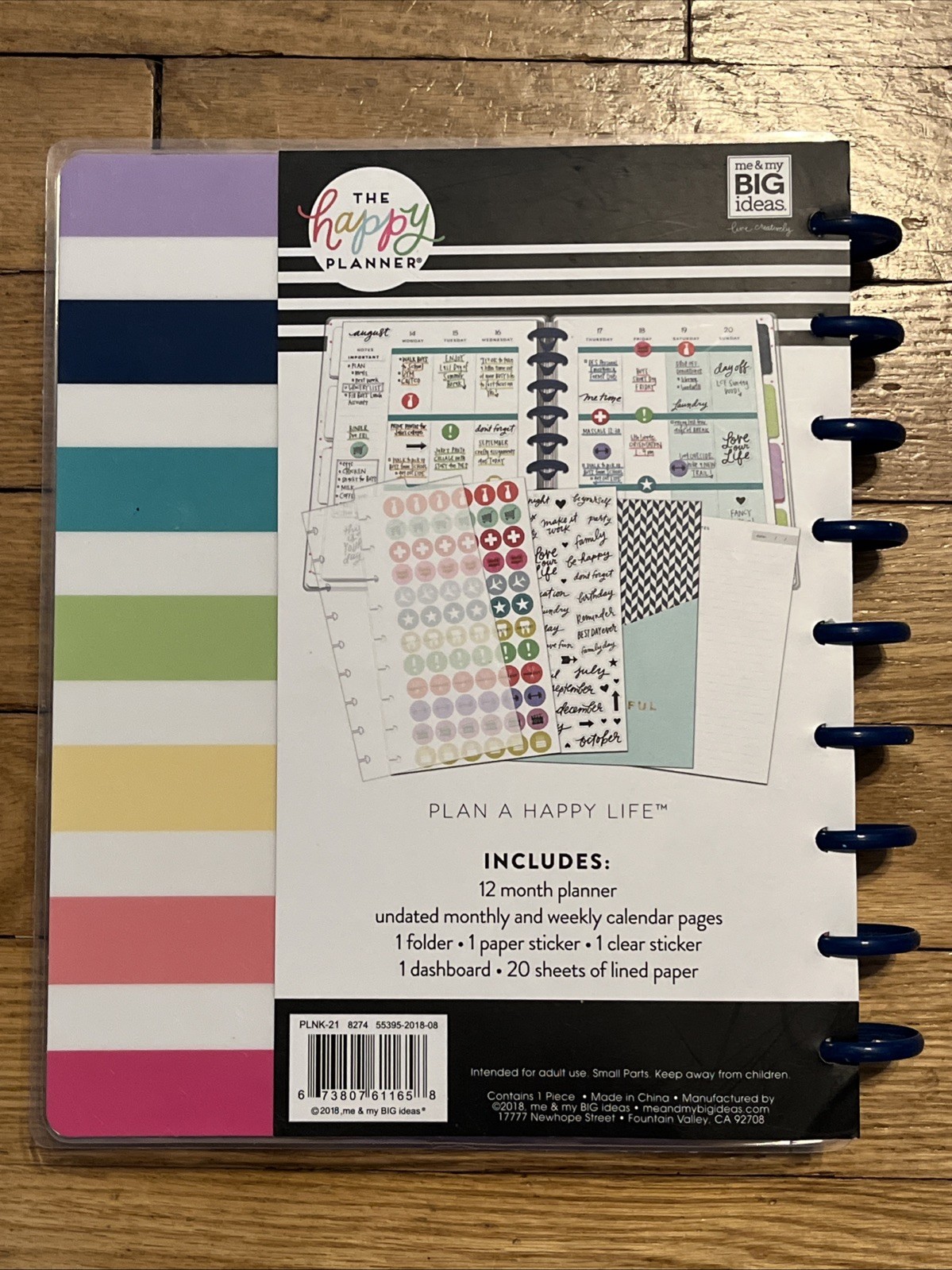 NEW Don’t Forget to Have Fun 12months UNDATED KIT The Happy Planner