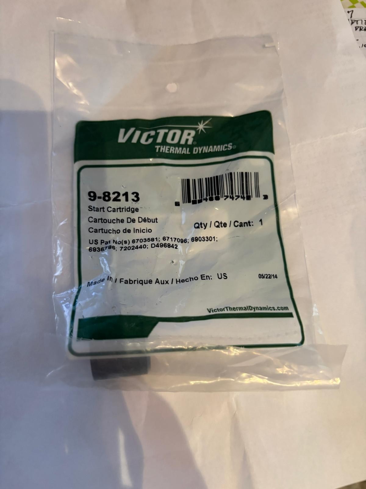 Victor Thermal Dynamics 98213 Start Cartridge Genuine with Original Packing