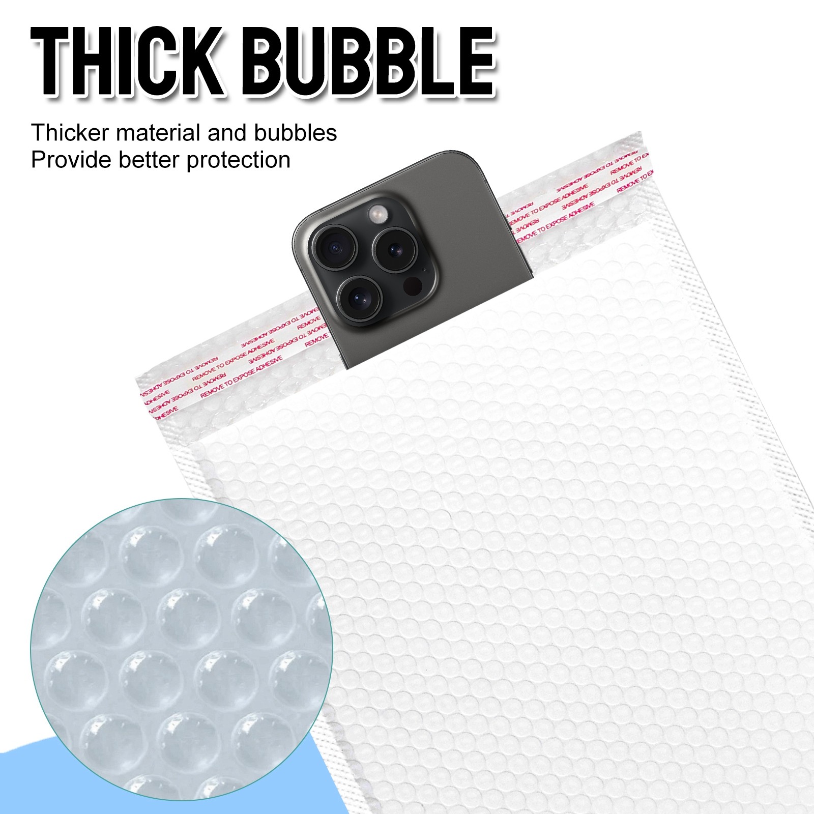 Poly Bubble Mailers Shipping Bags Envelopes 6.5″x9.25″ /9.5″x13.25″/8.5″ x11.25″