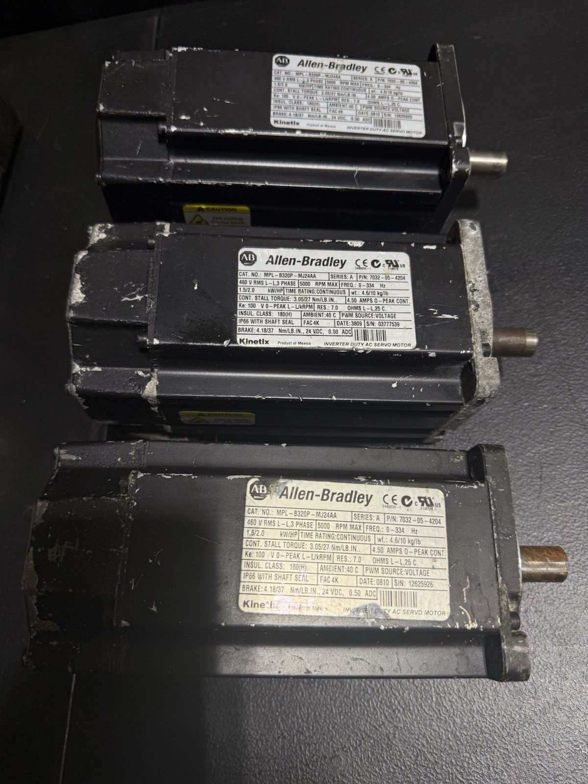 Allen Bradley MPL-A320P-MJ24AA Servo Motor 3ph 1.8hp 5000rpm 3.05nm 230v-ac