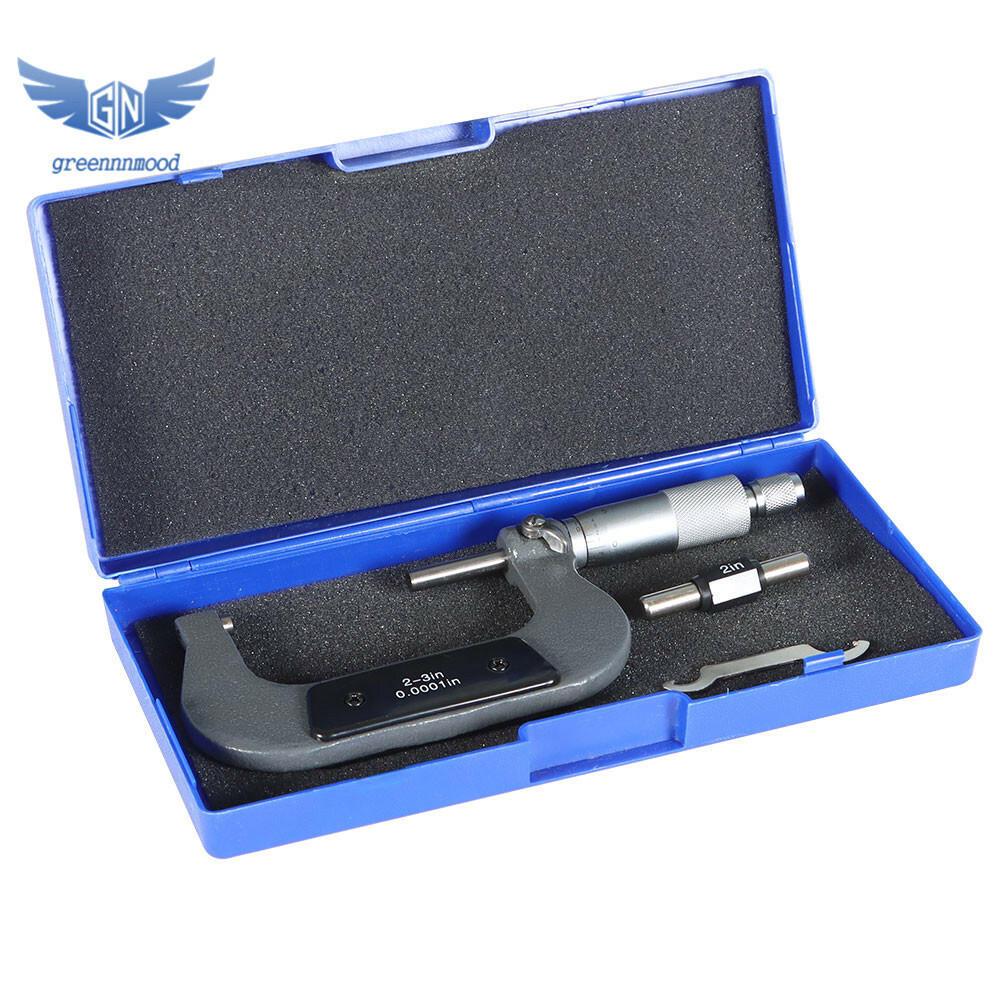 2-3″ Precision Outside Micrometer 0.0001″ Carbide Tipped New