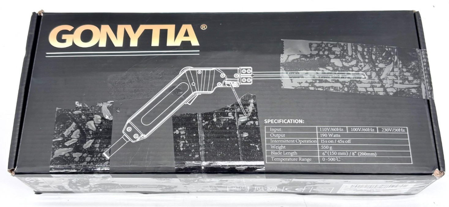 Gonytia 190 Watts Intermittent Operation (15 Seconds) Hot Knife Heat Cutter