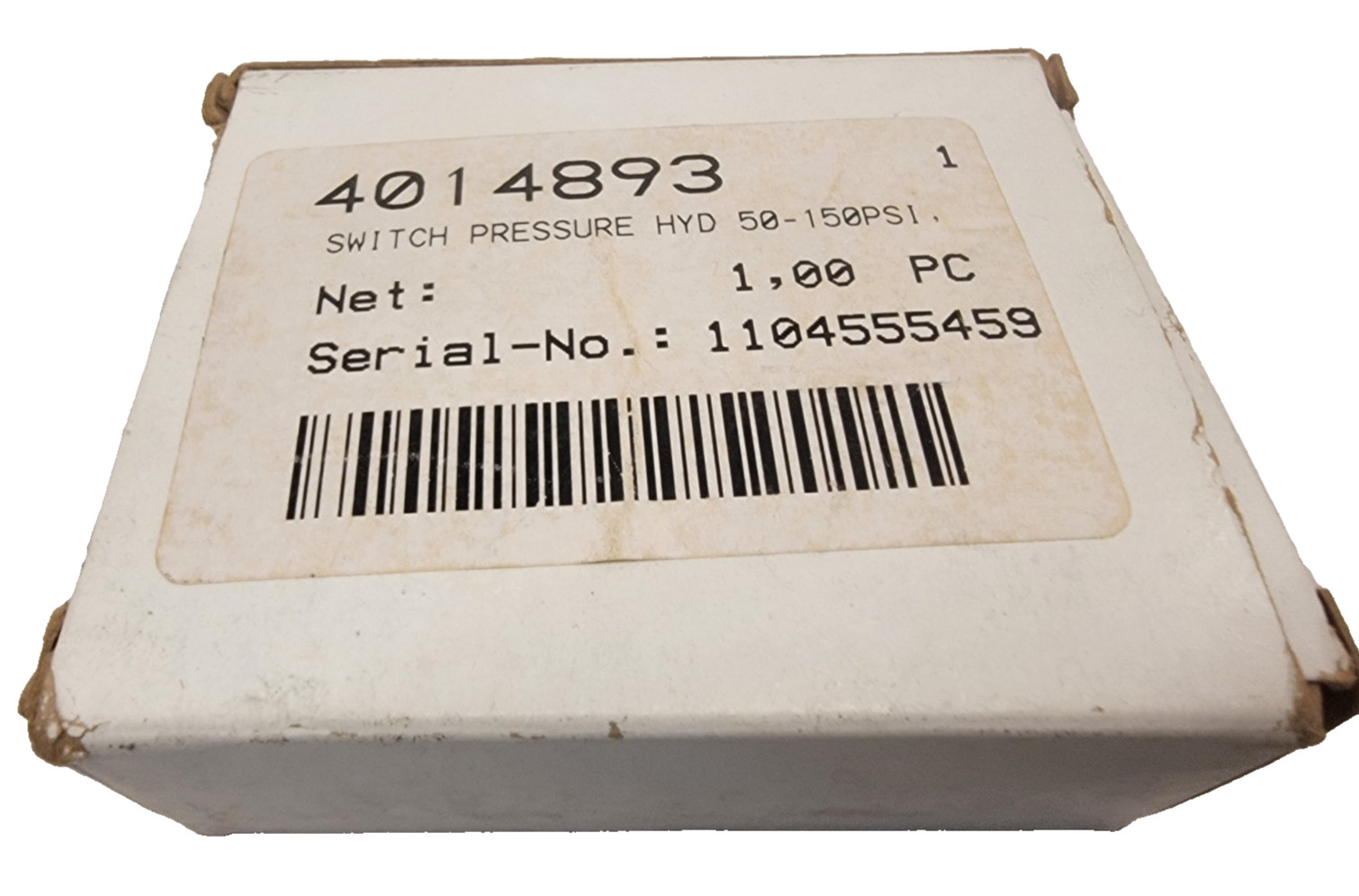 Gems PS75-30-4MNZ-C-HCR 209579 Hydraulic Pressure Switch 50-150 PSI 0.25″ MPT