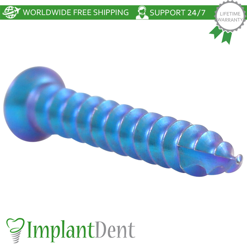 5x Self Tapping GBR Screw 1.6mm For Membrane Fixation Titanium Dental Fixture