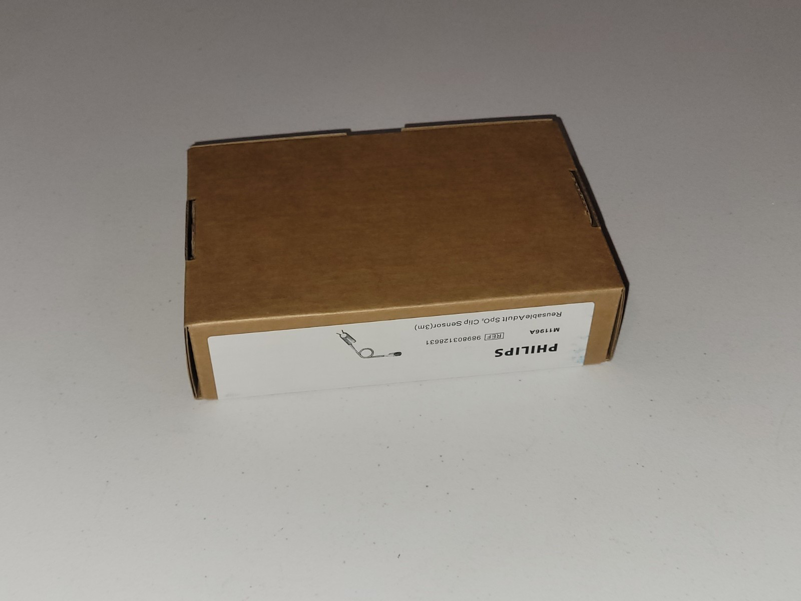 Philips M1196A Reusable Adult CpO2 Clip Sensor 3M New
