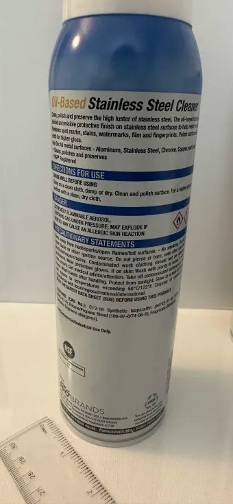 [PK 12, 16 OZ] [34520] DYMON STAINLESS STEEL CLEANER AND POLISH – QTY: 6