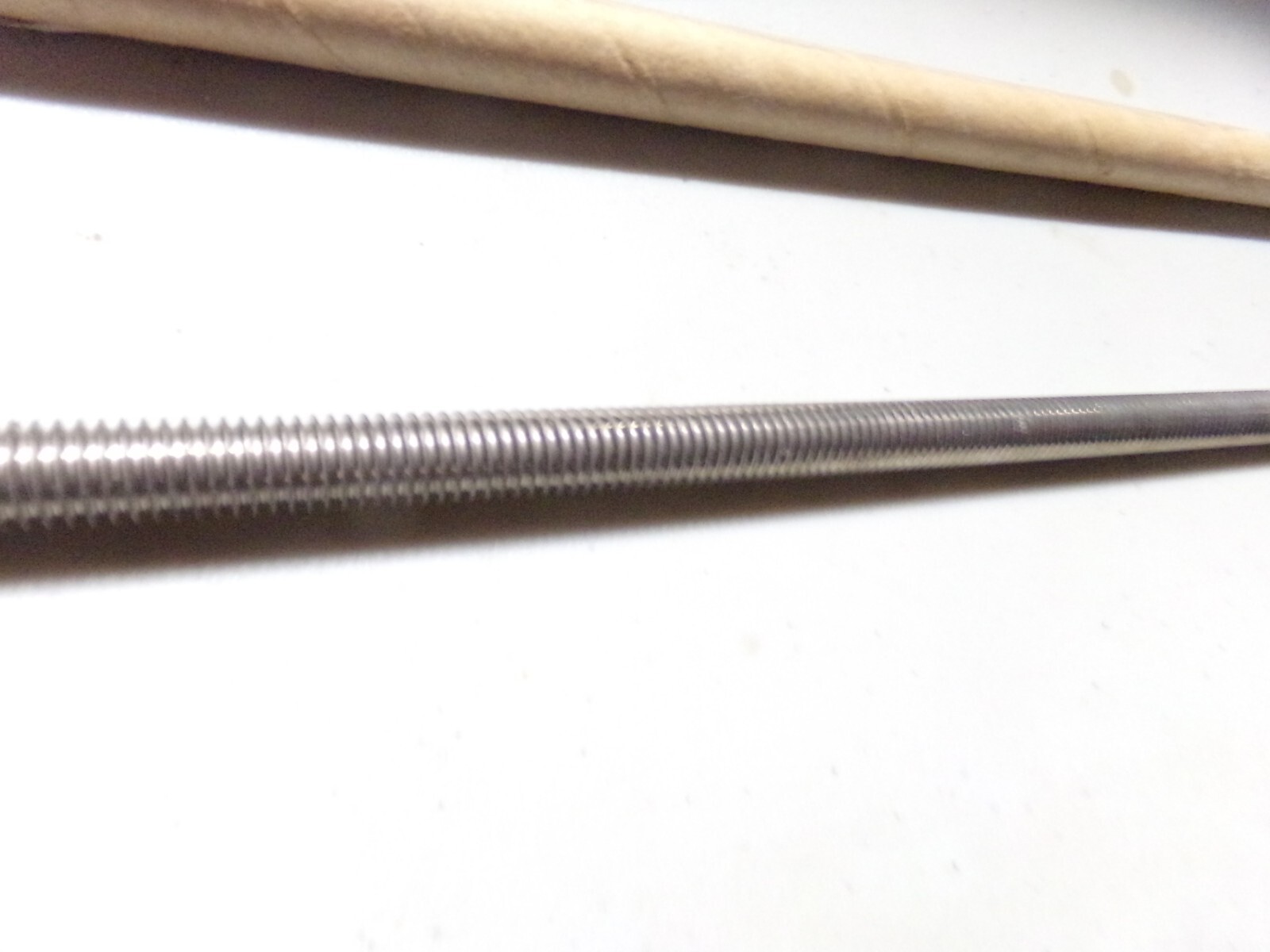 VALUE COLLECTION Threaded Rod: 7/16 –14, 3′ Long, Stainless Steel, Grade 316(c)