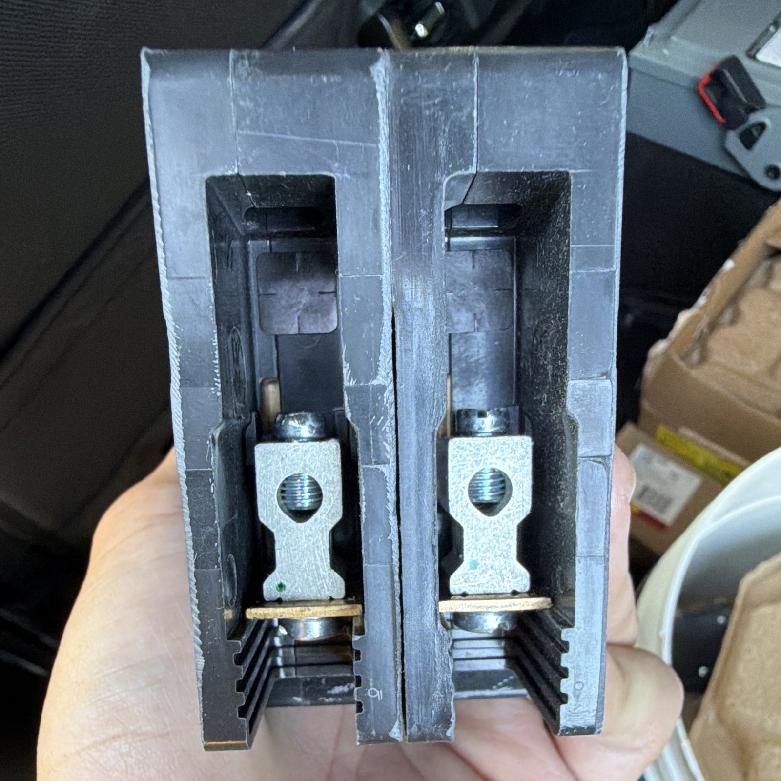 2 pcsSquare D EJB26030 Circuit Breaker 30A 2-Pole DPST 201-250VAC Trip Indicator